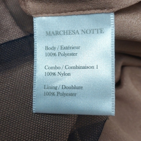 NEW Marchesa Notte Lace Ruffle Dress Teal Aqua Size 6 - Picture 13 of 16